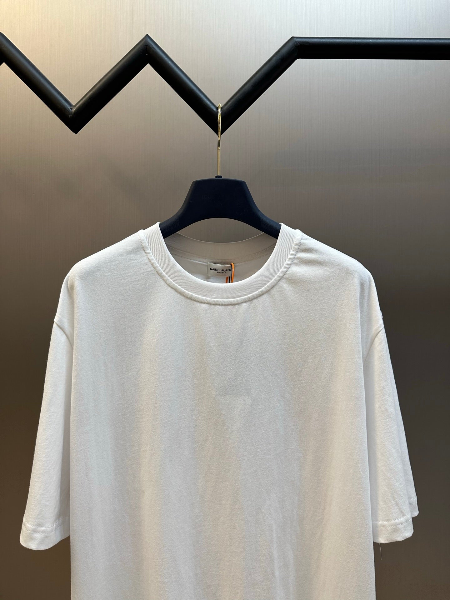 SAINT LAURENT silk T-white