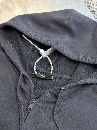Balenciaga Masking Tape Hoodie Oversized Zip-Up Hoodie