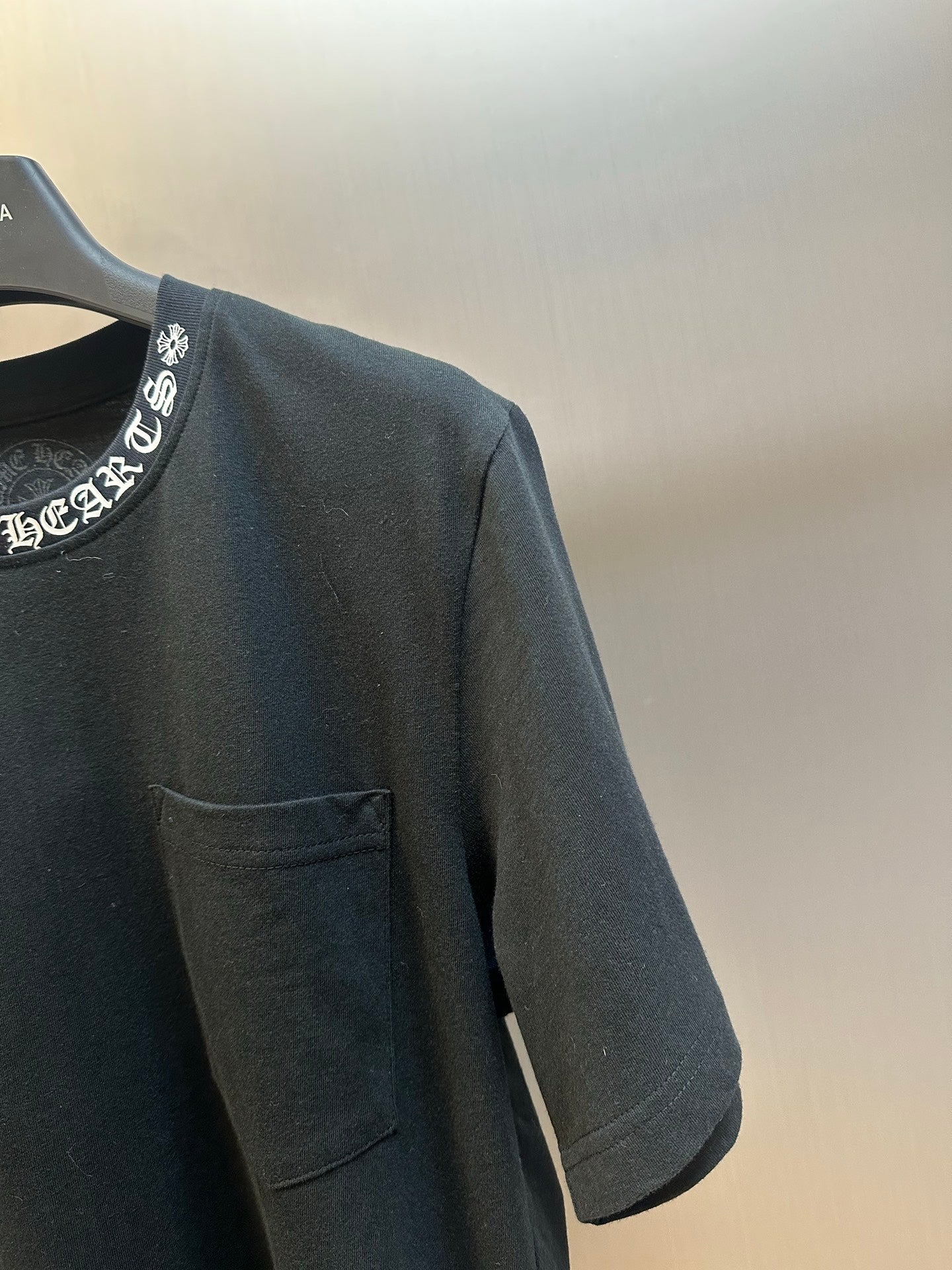 Chrome Hearts Neckline Letter Print T-shirt