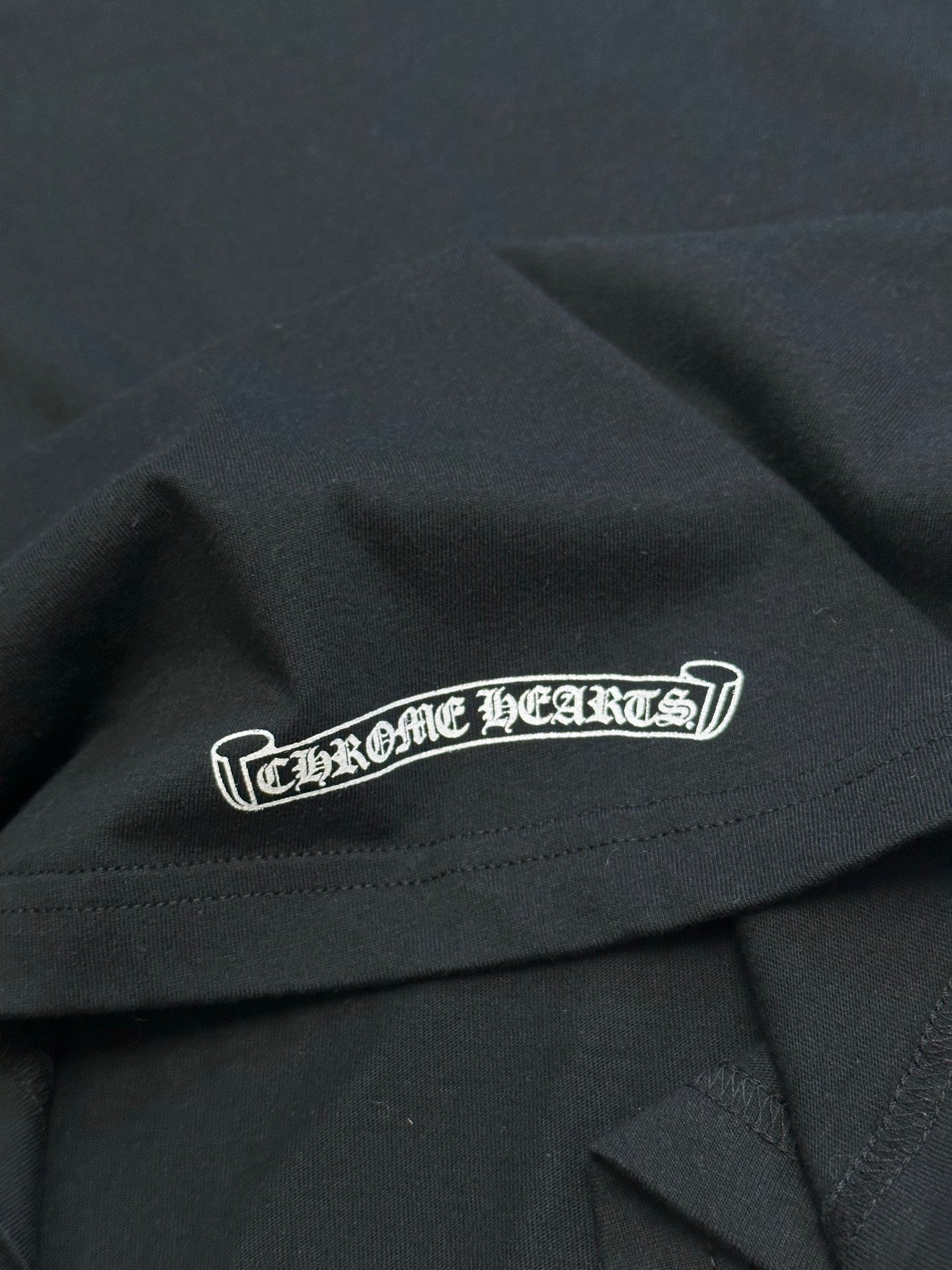 Chrome Hearts Neckline Letter Print T-shirt