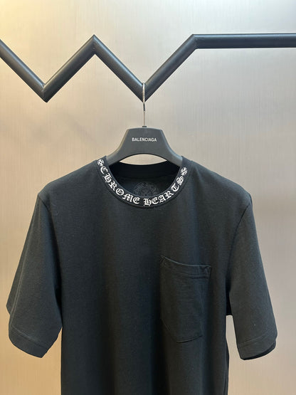 Chrome Hearts Neckline Letter Print T-shirt