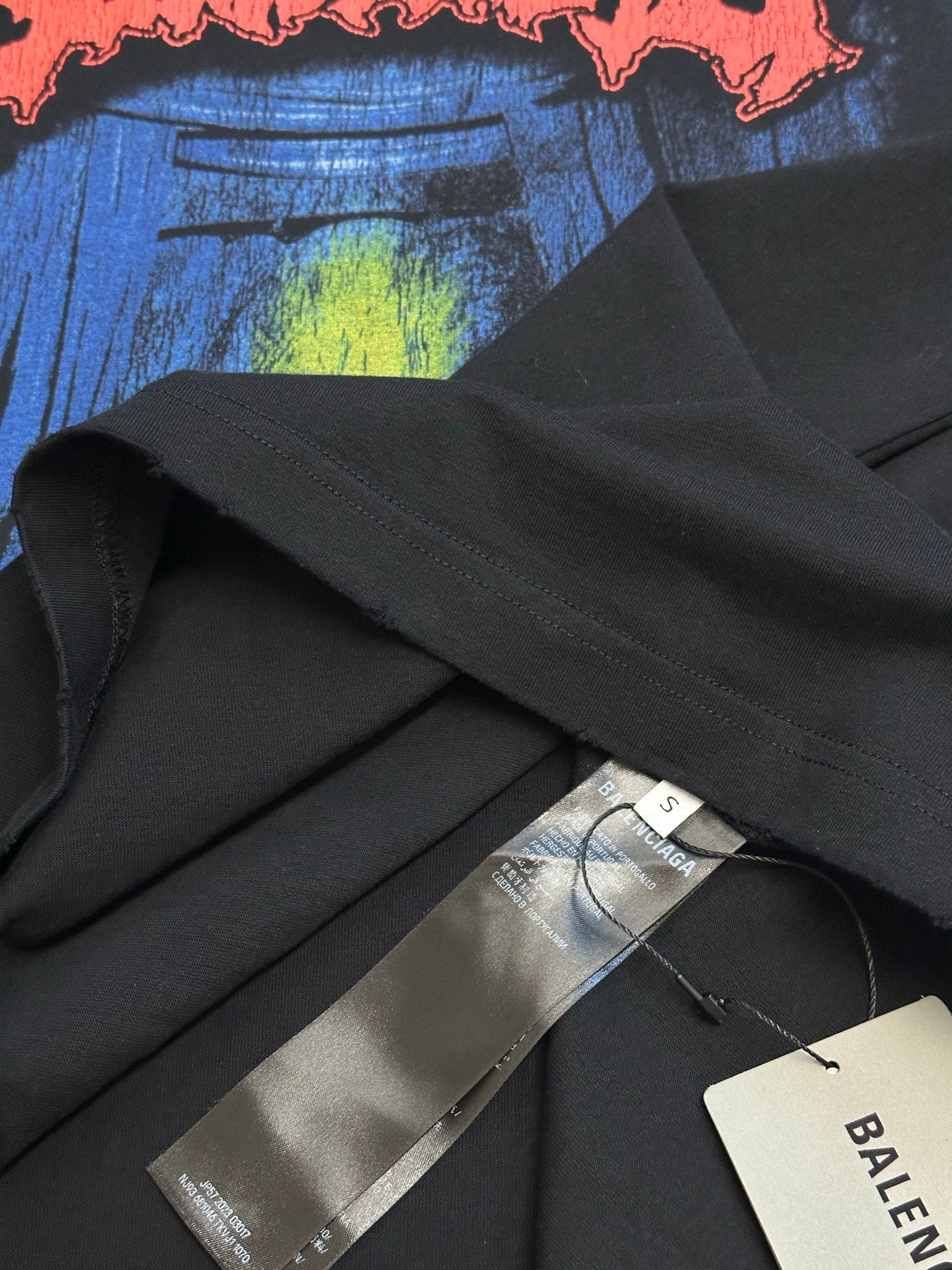 BALENCIAGA Salon De Couture T-Shirt Medium Fit "Black"
