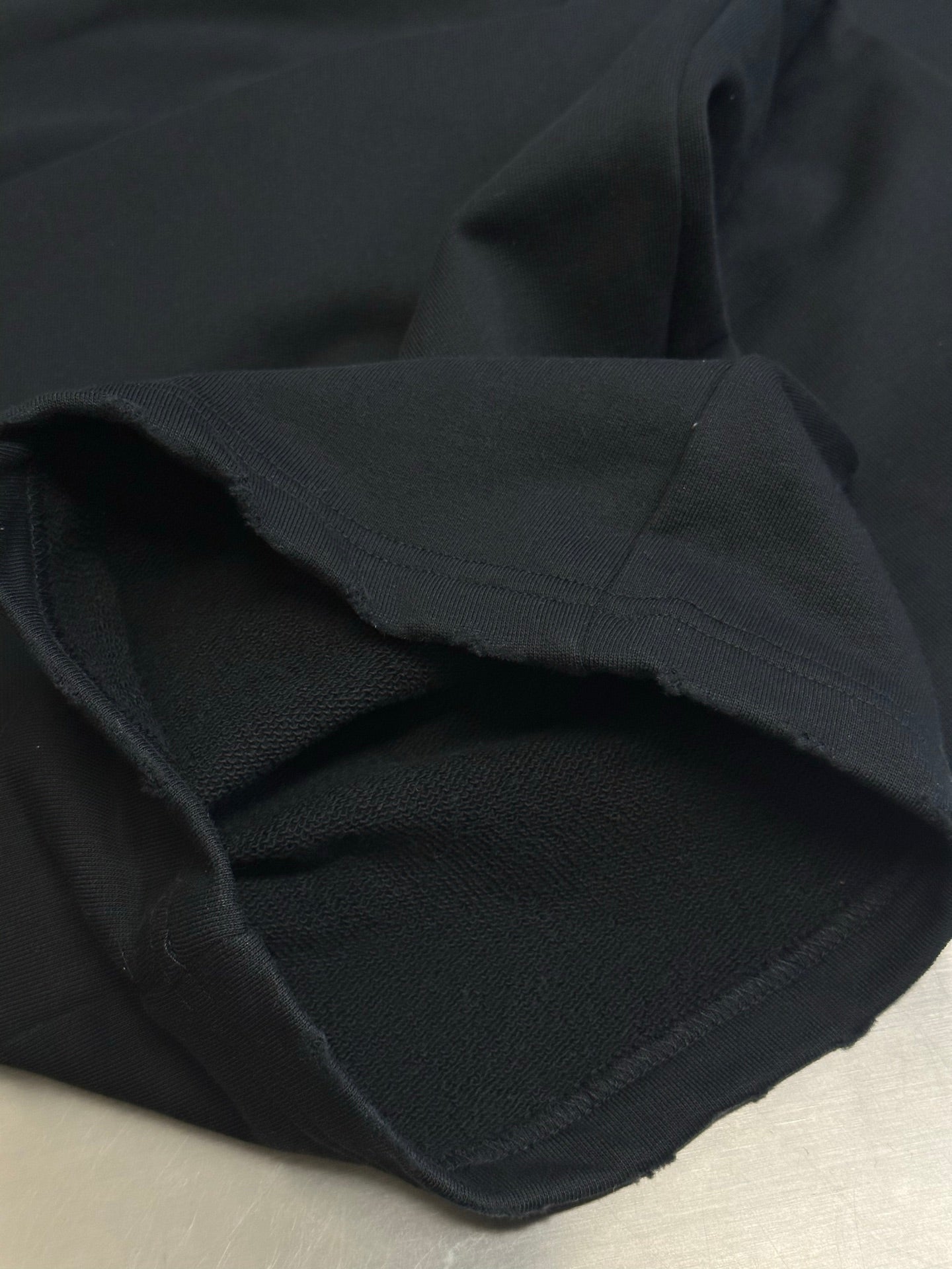 BALENCIAGA Messy Spray Baggy Sweatpants "Black"