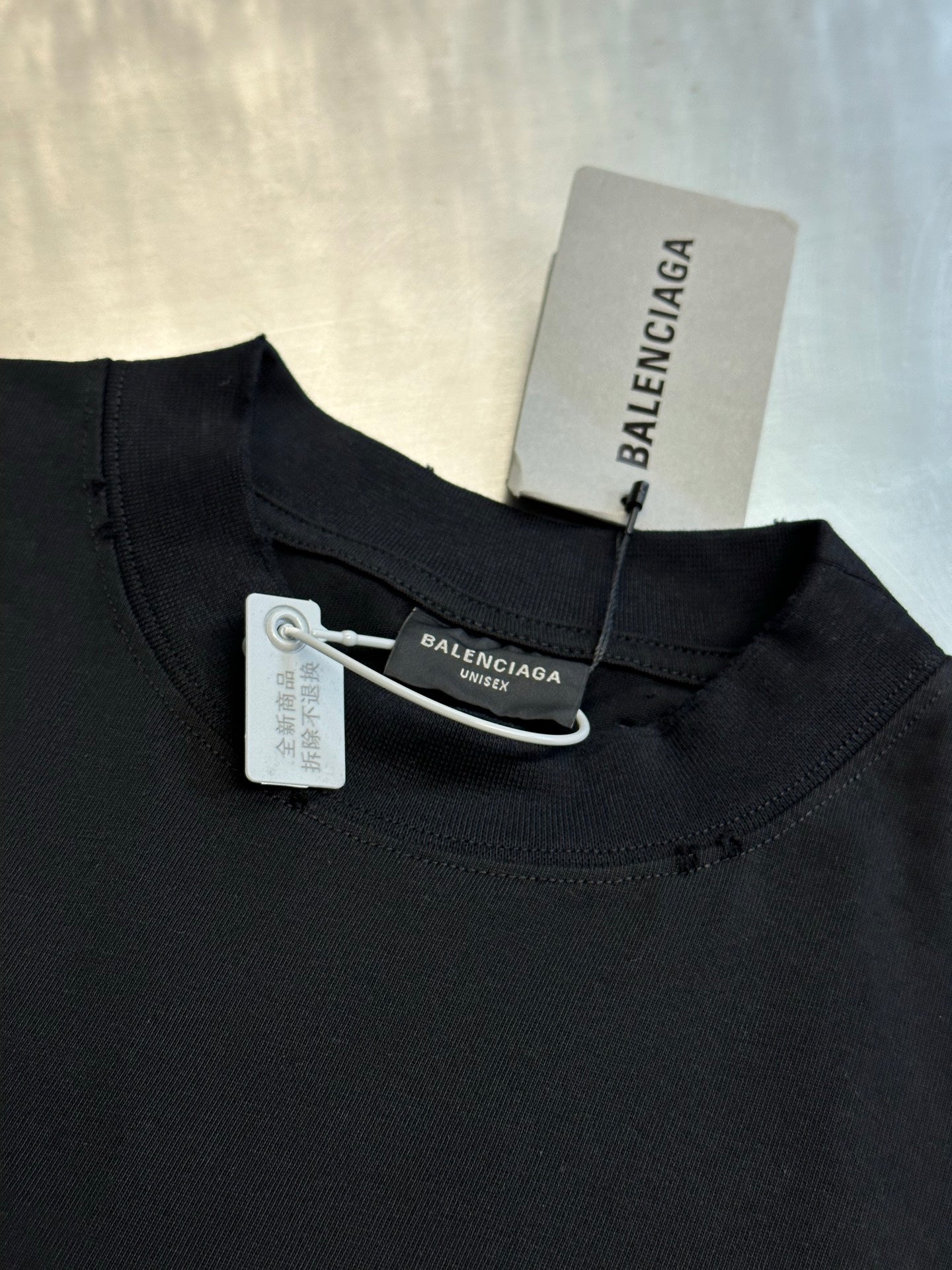 Balenciaga-Stencil Type T-shirt 'Black'