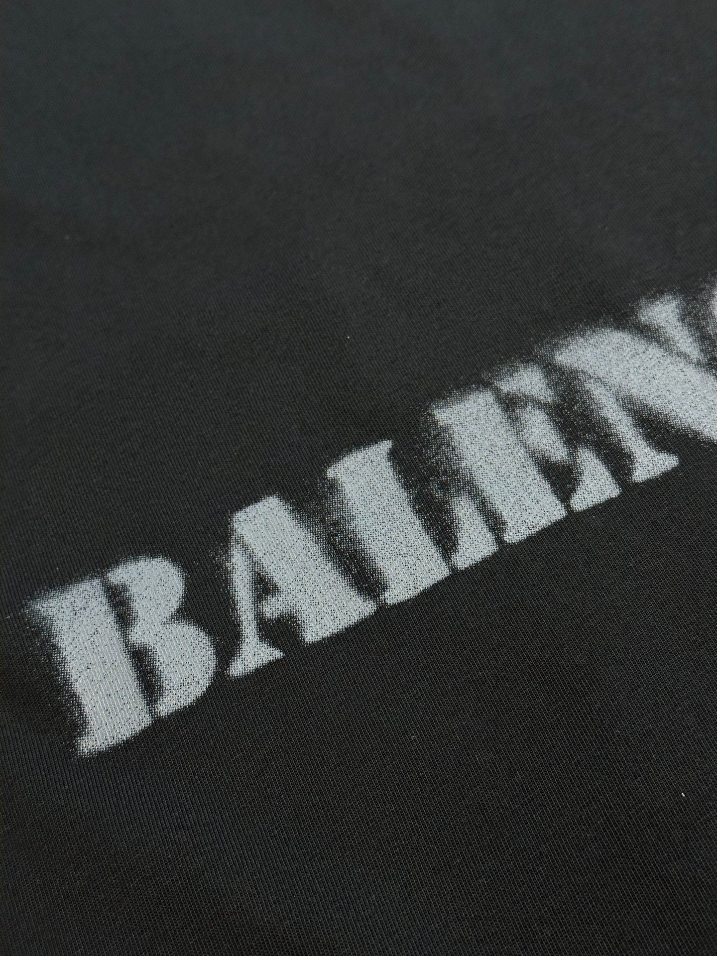 Balenciaga-Stencil Type T-shirt 'Black'