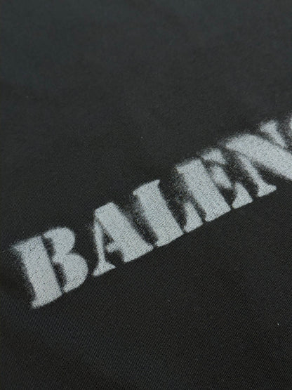 Balenciaga-Stencil Type T-shirt 'Black'