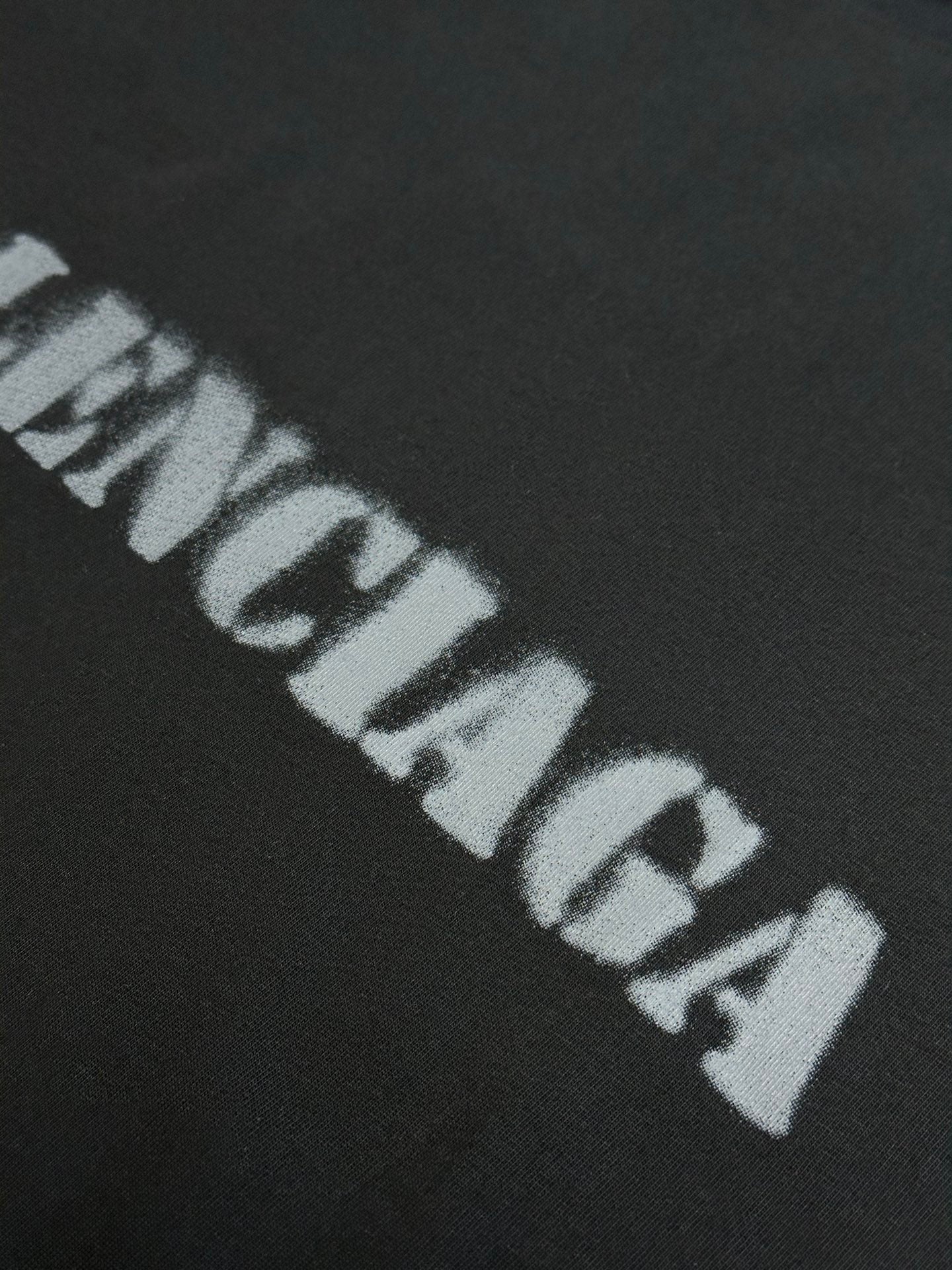 Balenciaga-Stencil Type T-shirt 'Black'