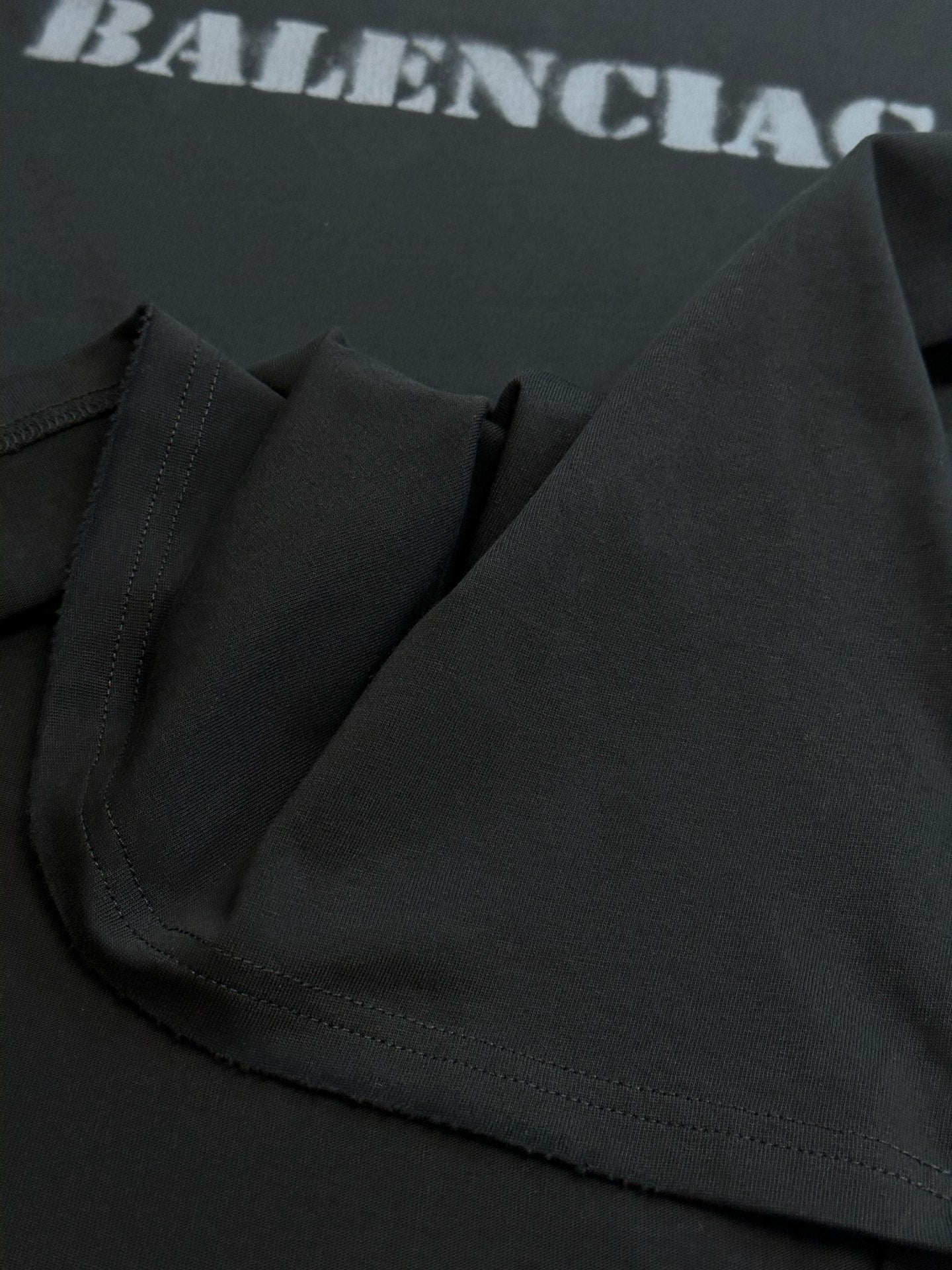 Balenciaga-Stencil Type T-shirt 'Black'
