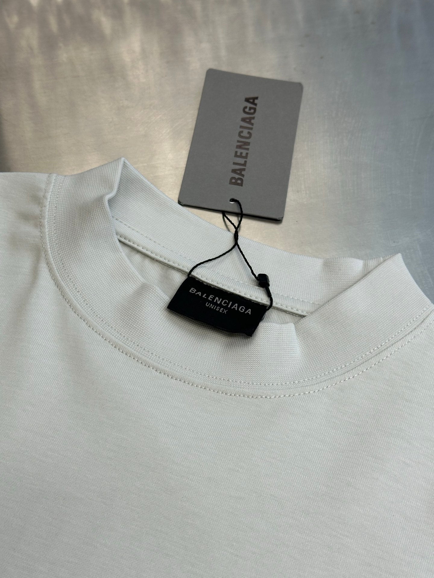 Balenciaga-(WMNS) Balenciaga Saint-honore T-shirt Oversized 'White'