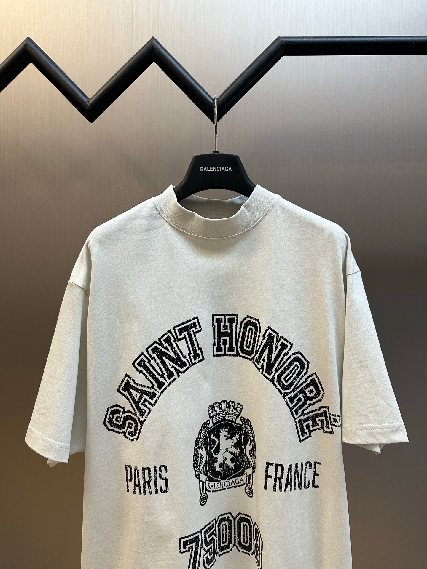 Balenciaga-(WMNS) Balenciaga Saint-honore T-shirt Oversized 'White'