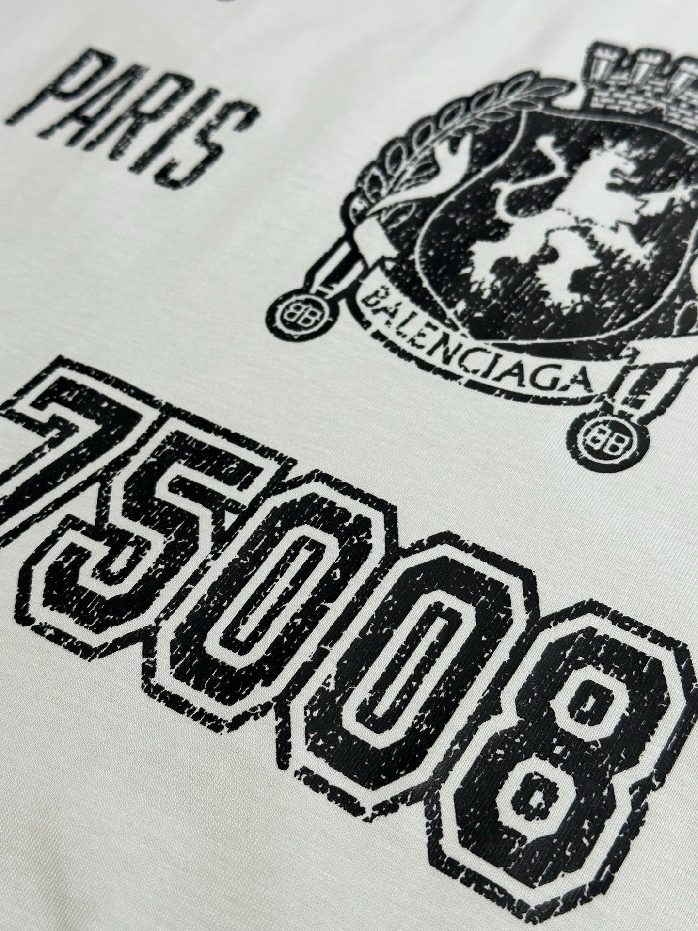 Balenciaga-(WMNS) Balenciaga Saint-honore T-shirt Oversized 'White'