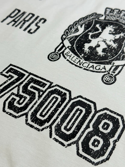 Balenciaga-(WMNS) Balenciaga Saint-honore T-shirt Oversized 'White'