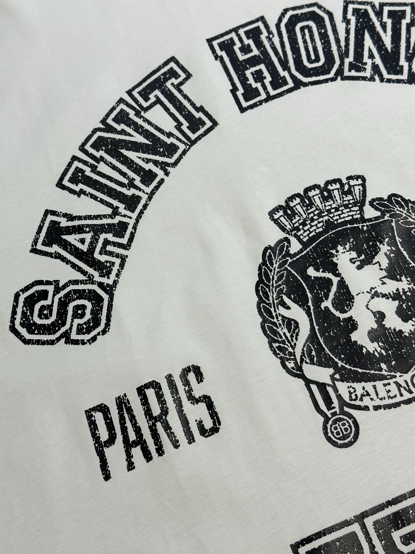 Balenciaga-(WMNS) Balenciaga Saint-honore T-shirt Oversized 'White'
