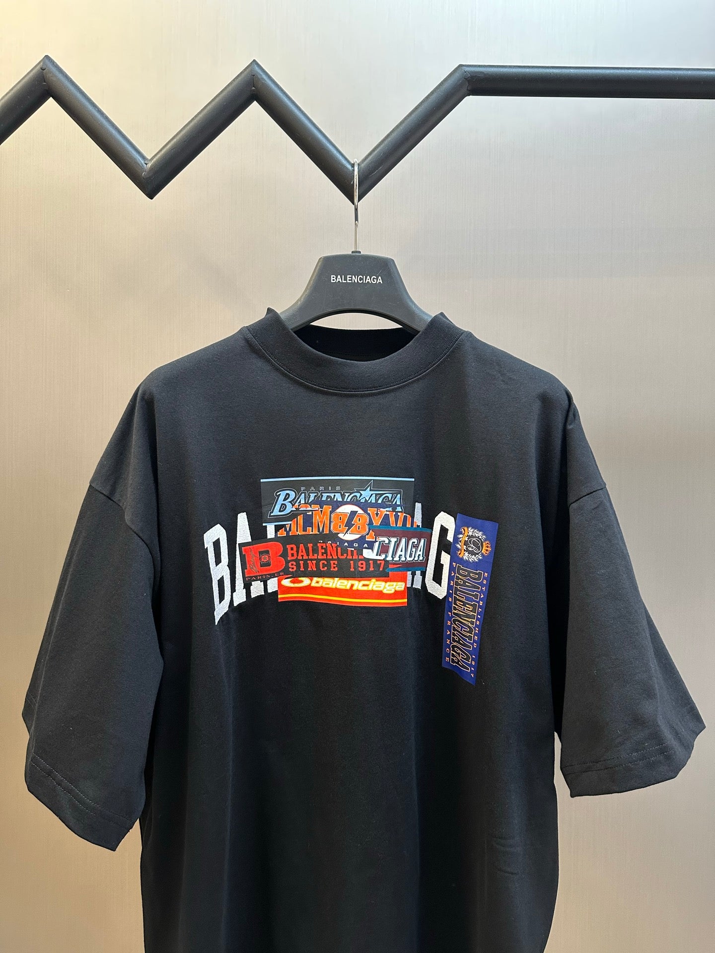 Balenciaga Bumper Stickers Boxy T-shirt
