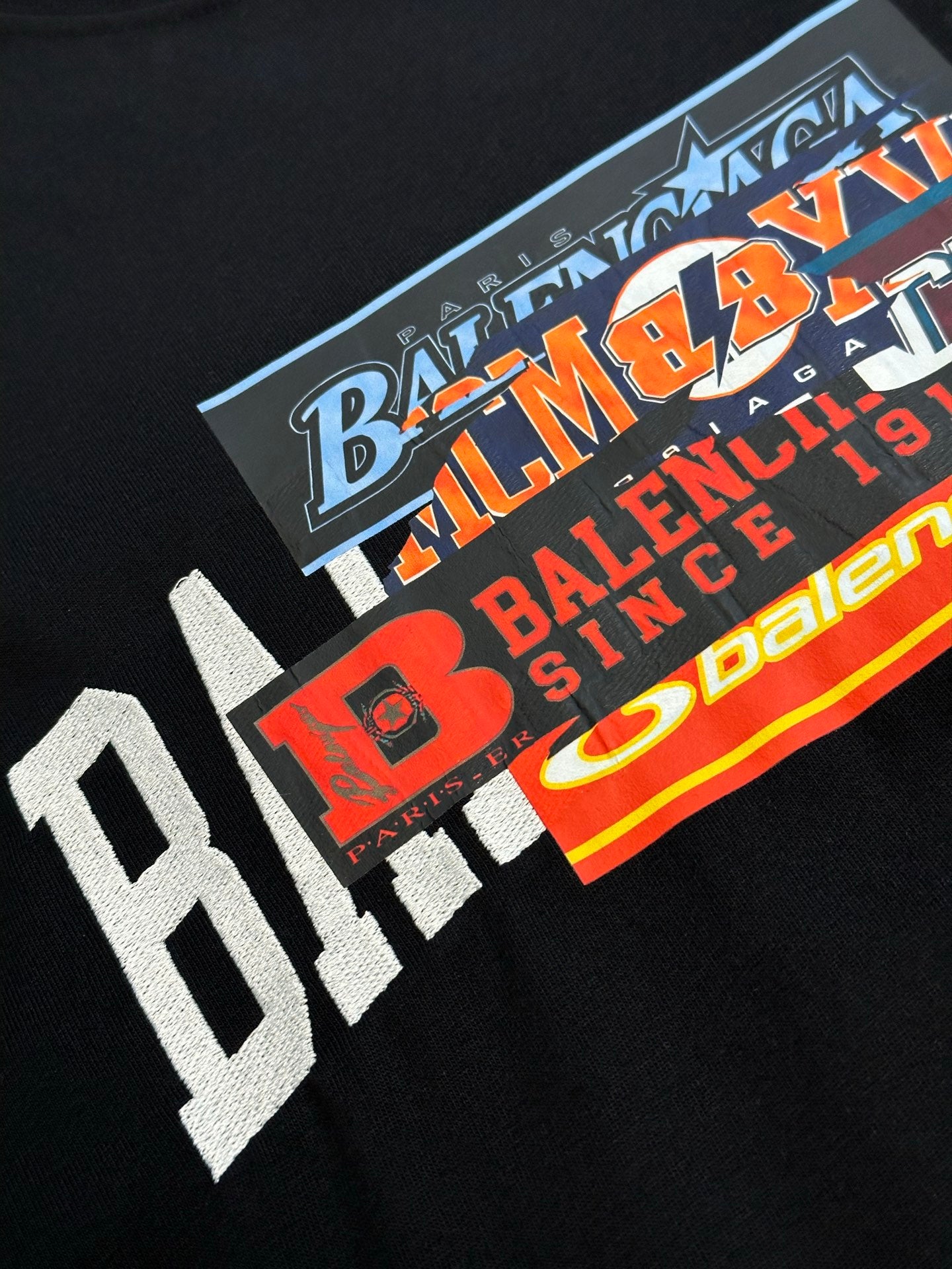 Balenciaga Bumper Stickers Boxy T-shirt