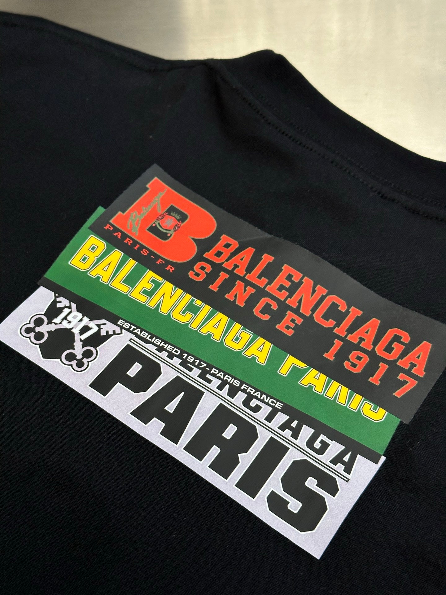Balenciaga Bumper Stickers Boxy T-shirt