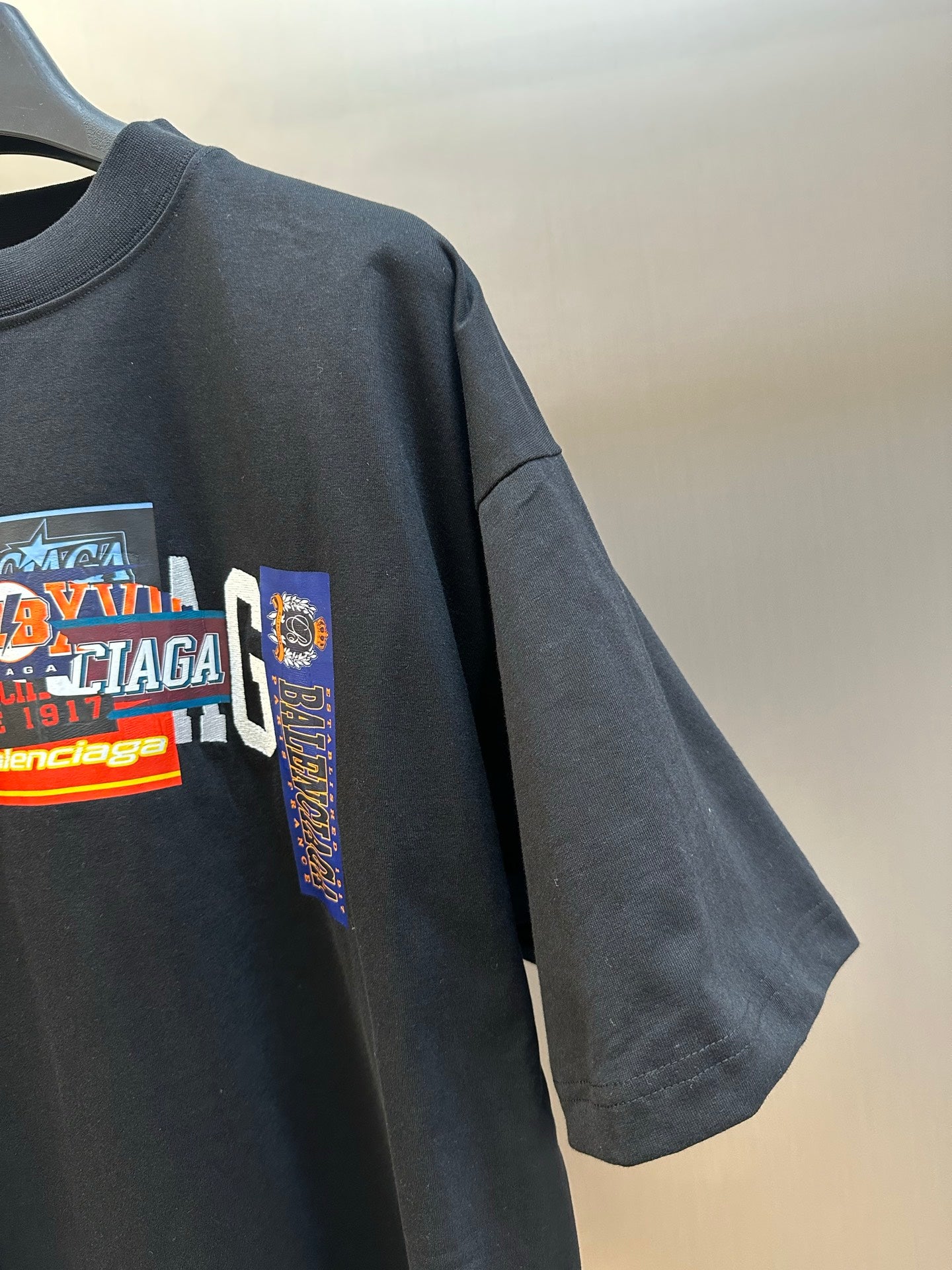 Balenciaga Bumper Stickers Boxy T-shirt