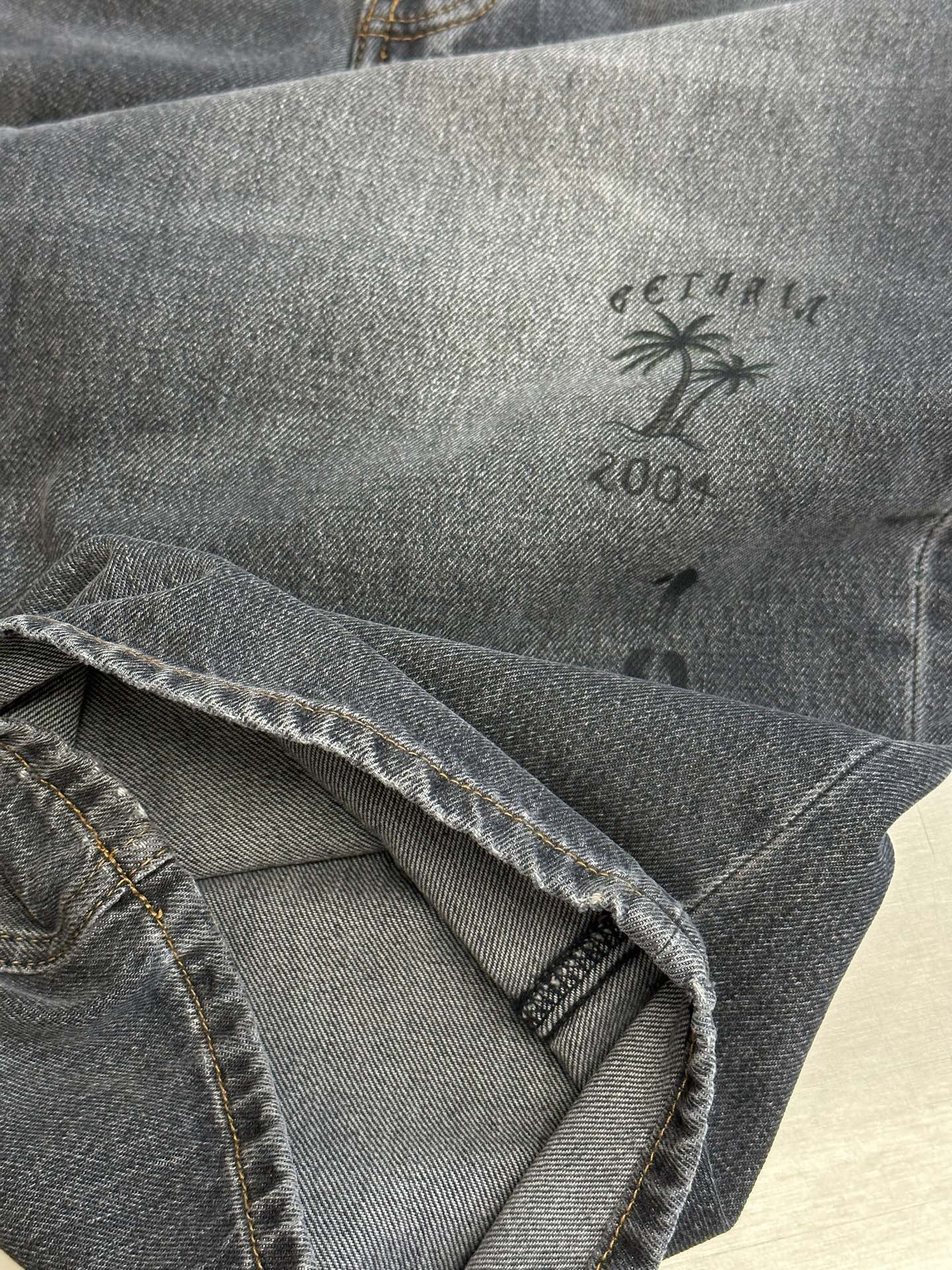 Balenciaga Tattoo Baggy Jeans