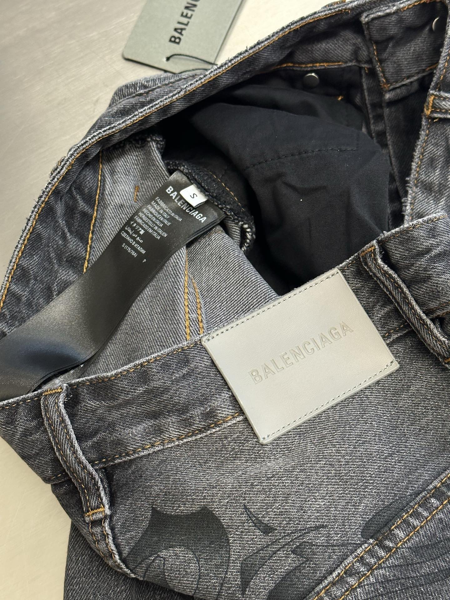 Balenciaga Tattoo Baggy Jeans