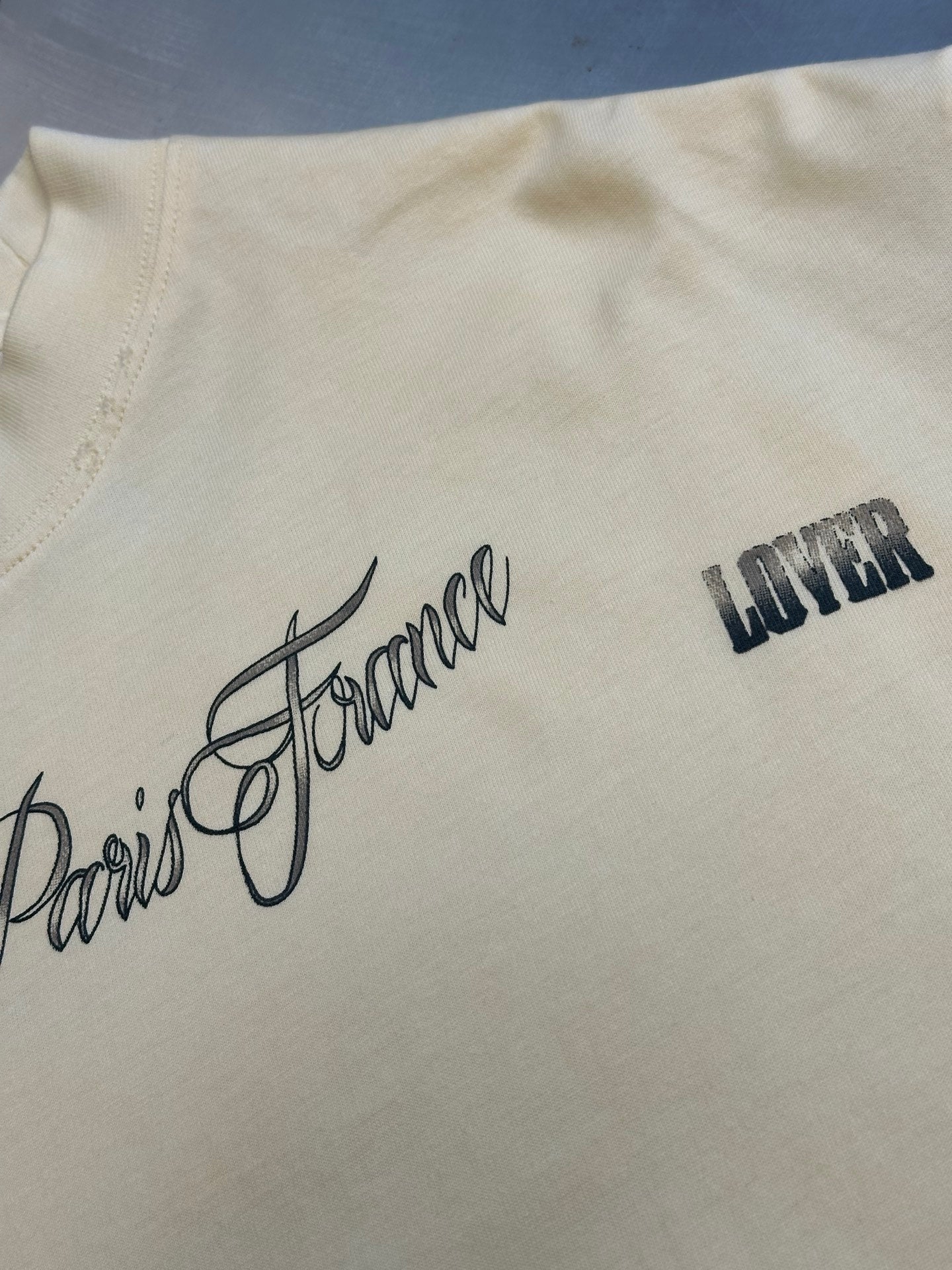 Balenciaga White Printed Cotton Jersey T-Shirt