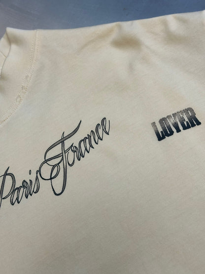 Balenciaga White Printed Cotton Jersey T-Shirt