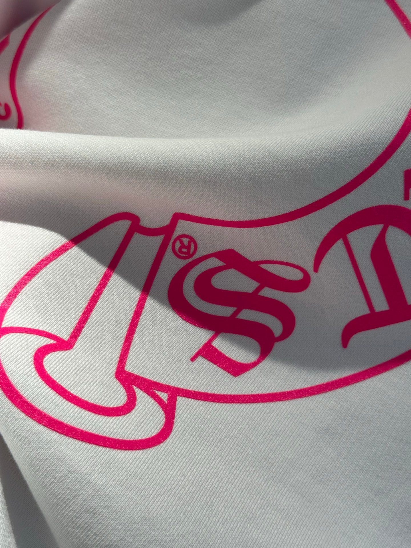 Chrome Hearts White Magenta Horseshoe Hoodie