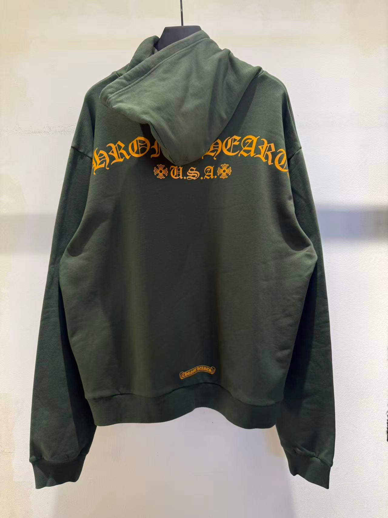 Chrome Hearts Back Arch Logo USA Print Hoodie