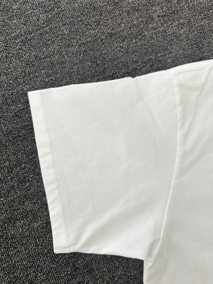 BALENCIAGA MENS Logo T-shirt Medium Fit "White"