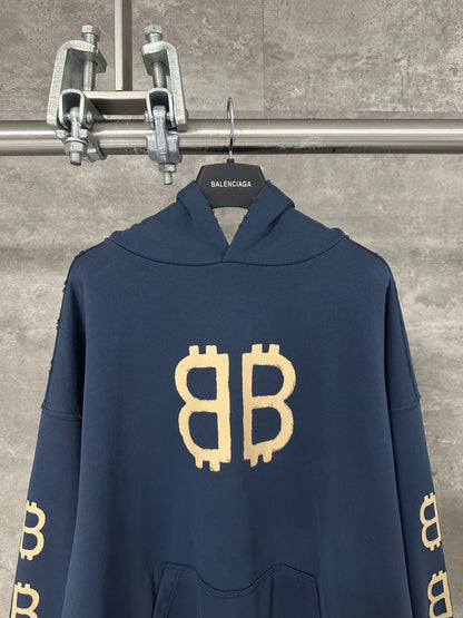 BALENCIAGA Crypto Hoodie Medium Fit