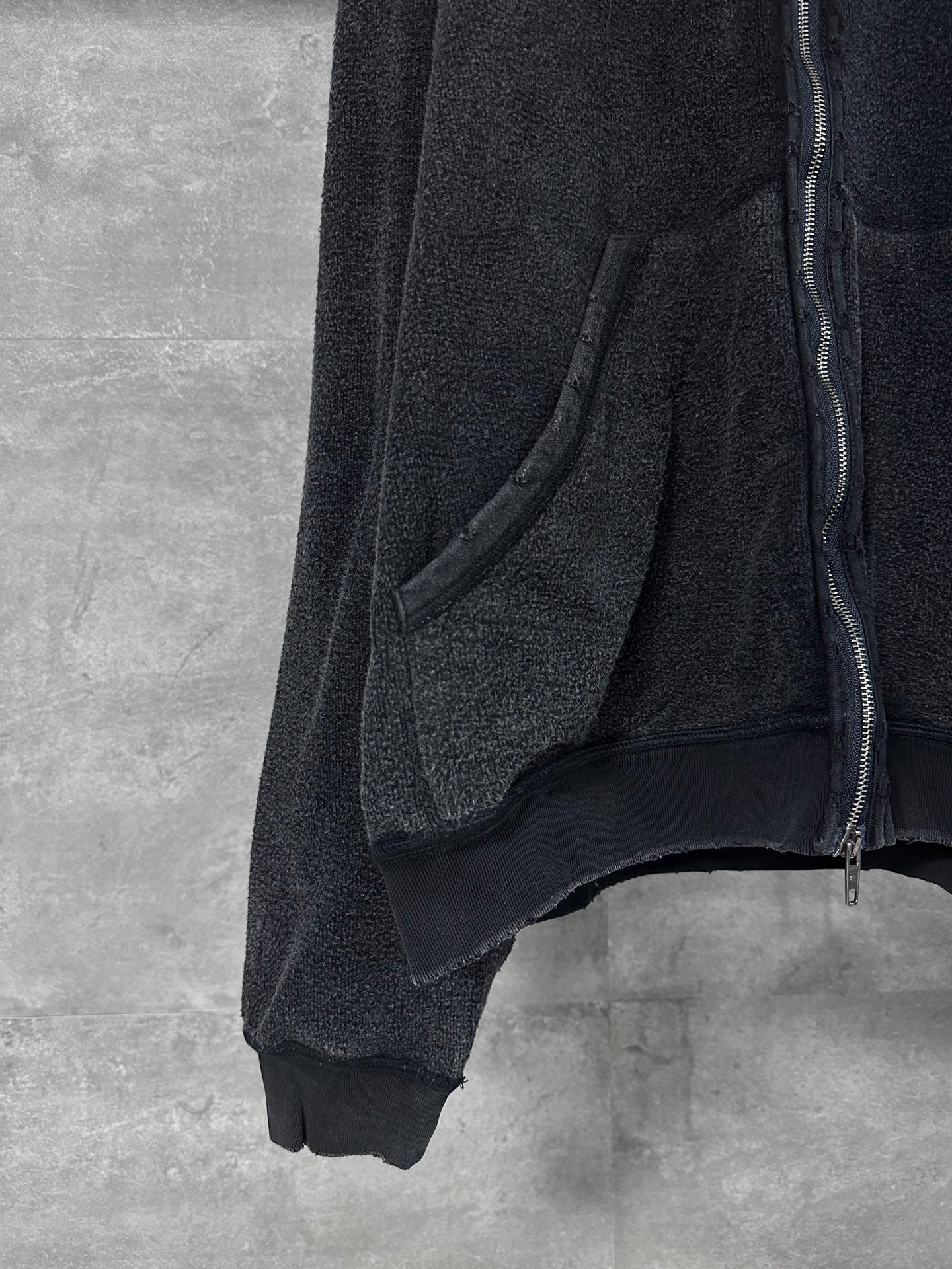 BALENCIAGA Political Campaign Inside-out Zip-up Hoodie