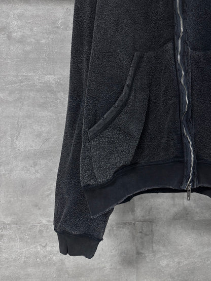 BALENCIAGA Political Campaign Inside-out Zip-up Hoodie