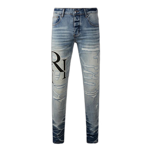 AMIRI Indigo Staggered Jeans