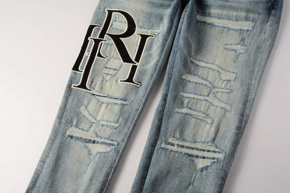 AMIRI Indigo Staggered Jeans