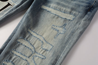 AMIRI Indigo Staggered Jeans