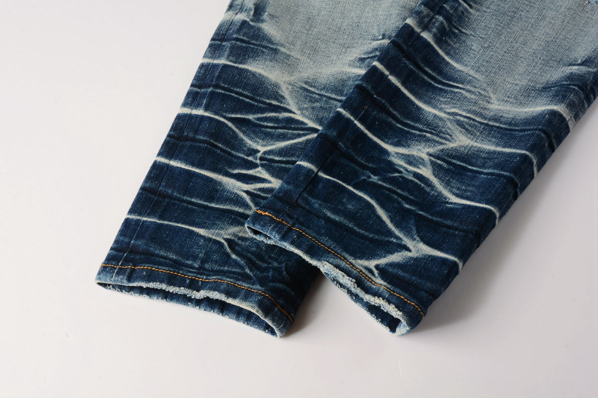 AMIRI Indigo Staggered Jeans