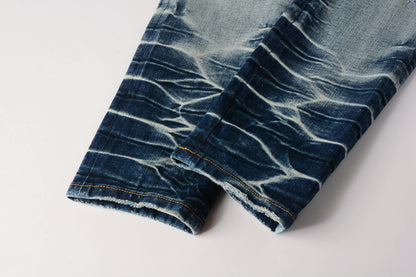 AMIRI Indigo Staggered Jeans