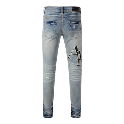 AMIRI Indigo Staggered Jeans