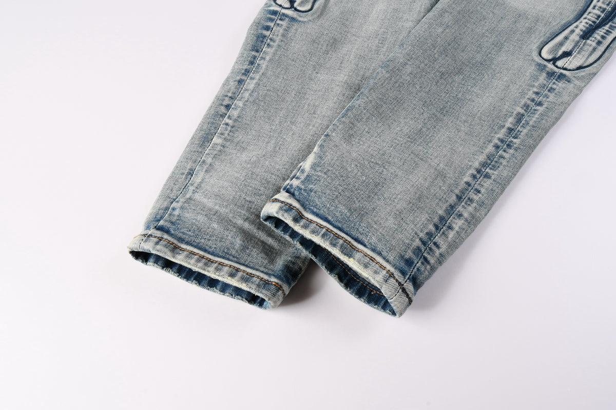 AMIRI 3D-patterned jeans