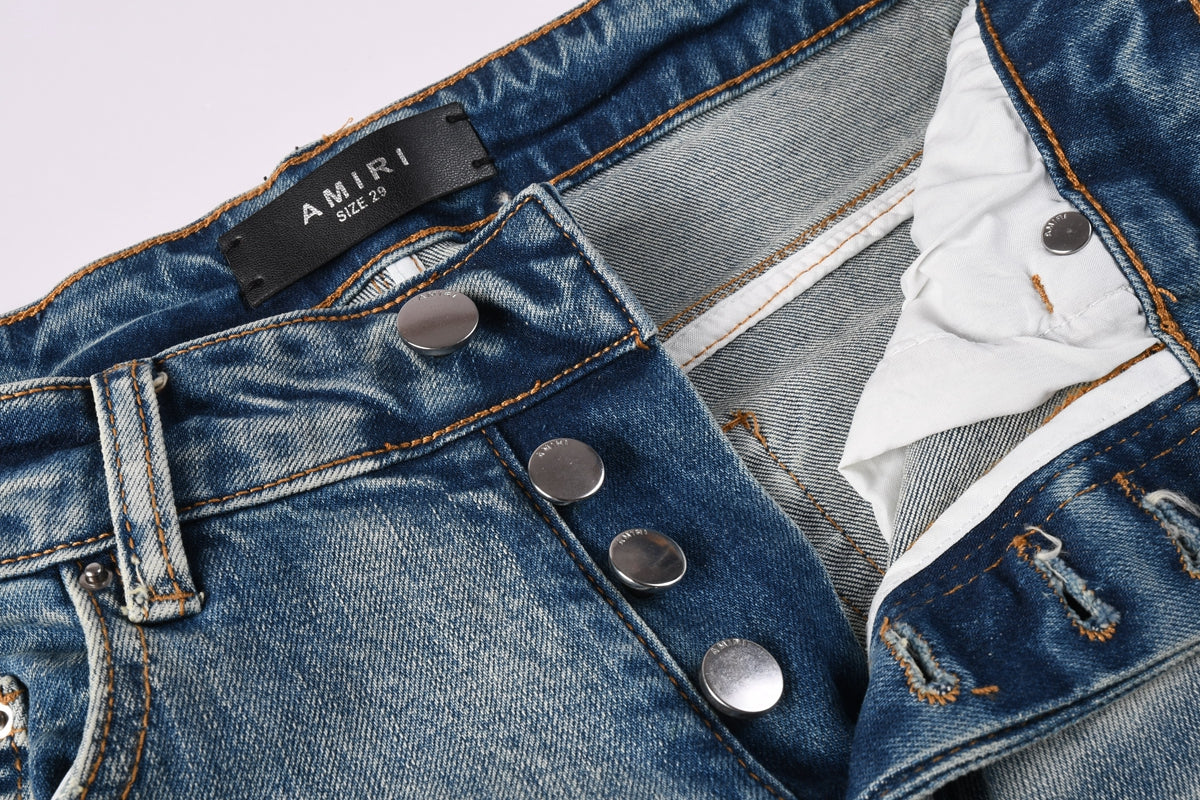 AMIRI 3D-patterned jeans