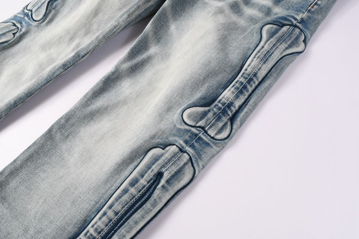 AMIRI 3D-patterned jeans