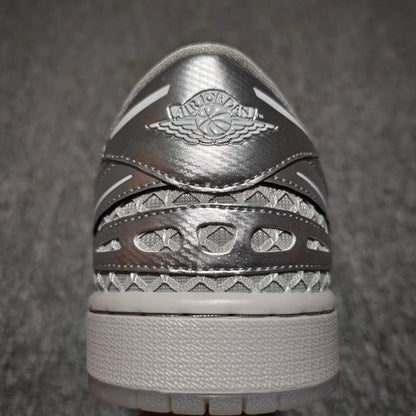 Nike Air Jordan 1 Low Method of Make "Neutral Grey/White/Pewter Grey/Metallic Silver"