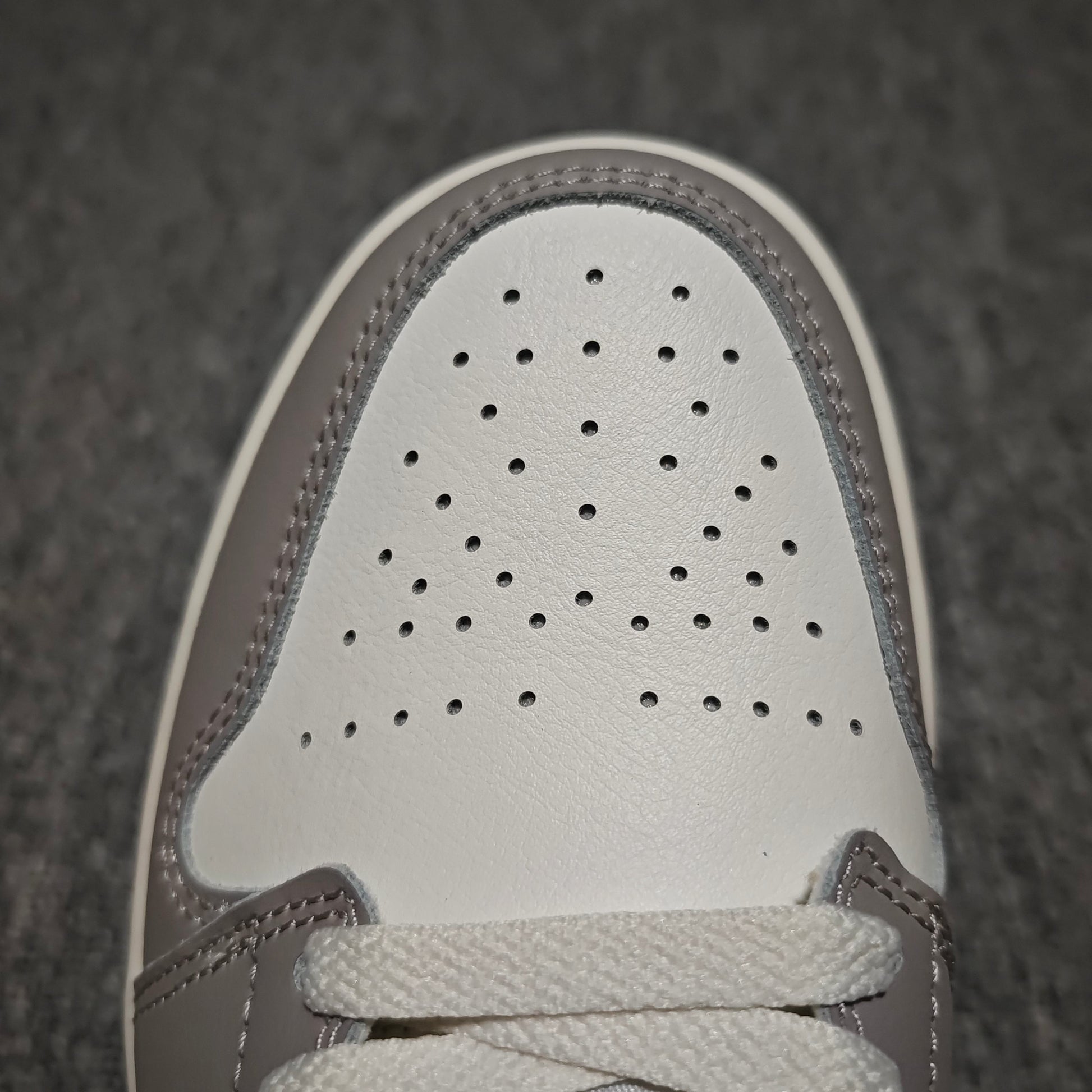 Nike Air Jordan 1 Low "Sail/Fire Red/College Grey/Hemp/Pale Ivory"