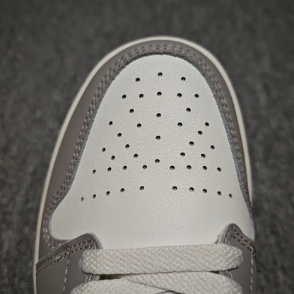 Nike Air Jordan 1 Low "Sail/Fire Red/College Grey/Hemp/Pale Ivory"
