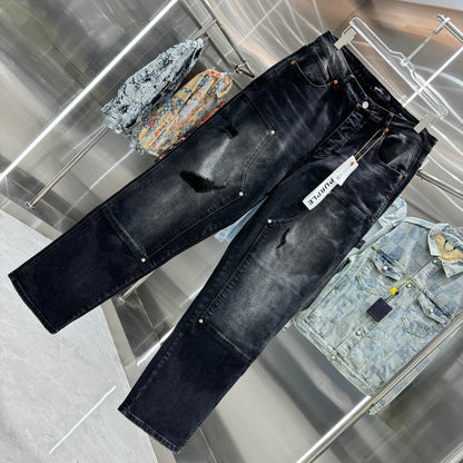 PURPLE BRAND Relaxed Carpenter Jeans 'Black'