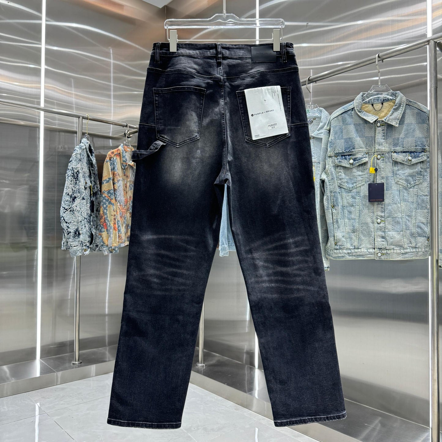 PURPLE BRAND Relaxed Carpenter Jeans 'Black'