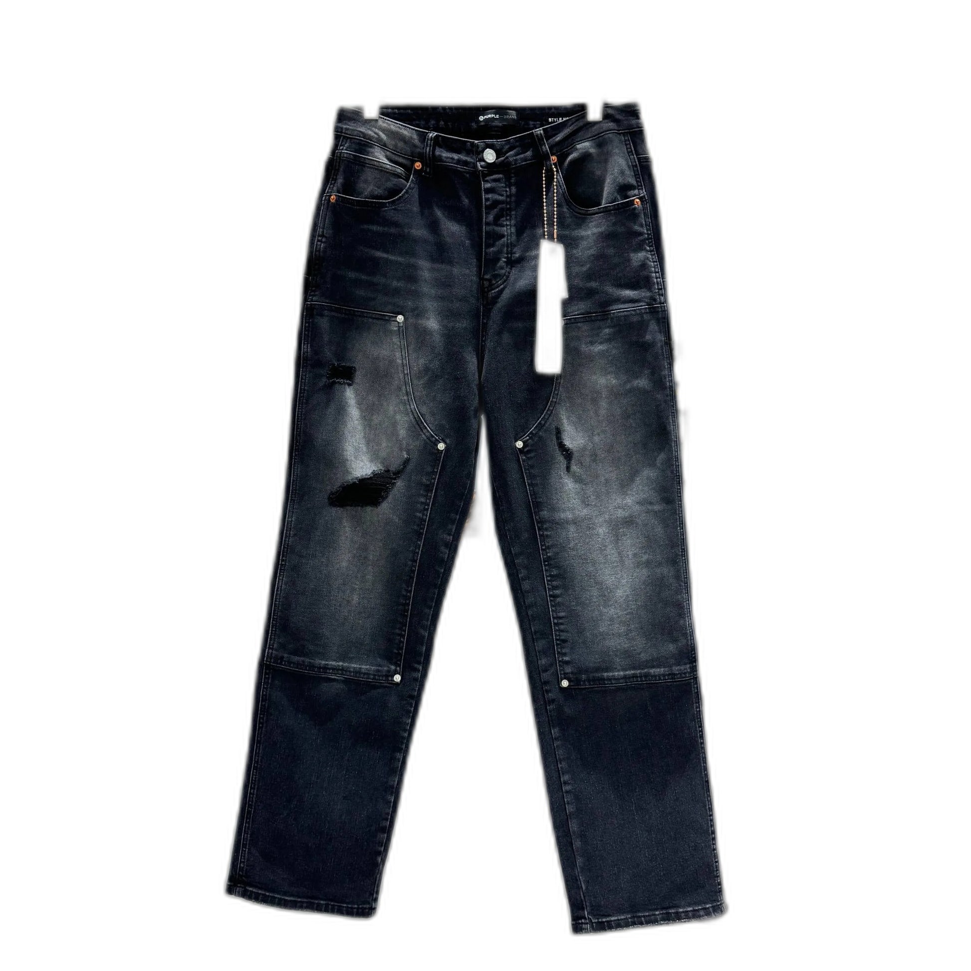 PURPLE BRAND Relaxed Carpenter Jeans 'Black'
