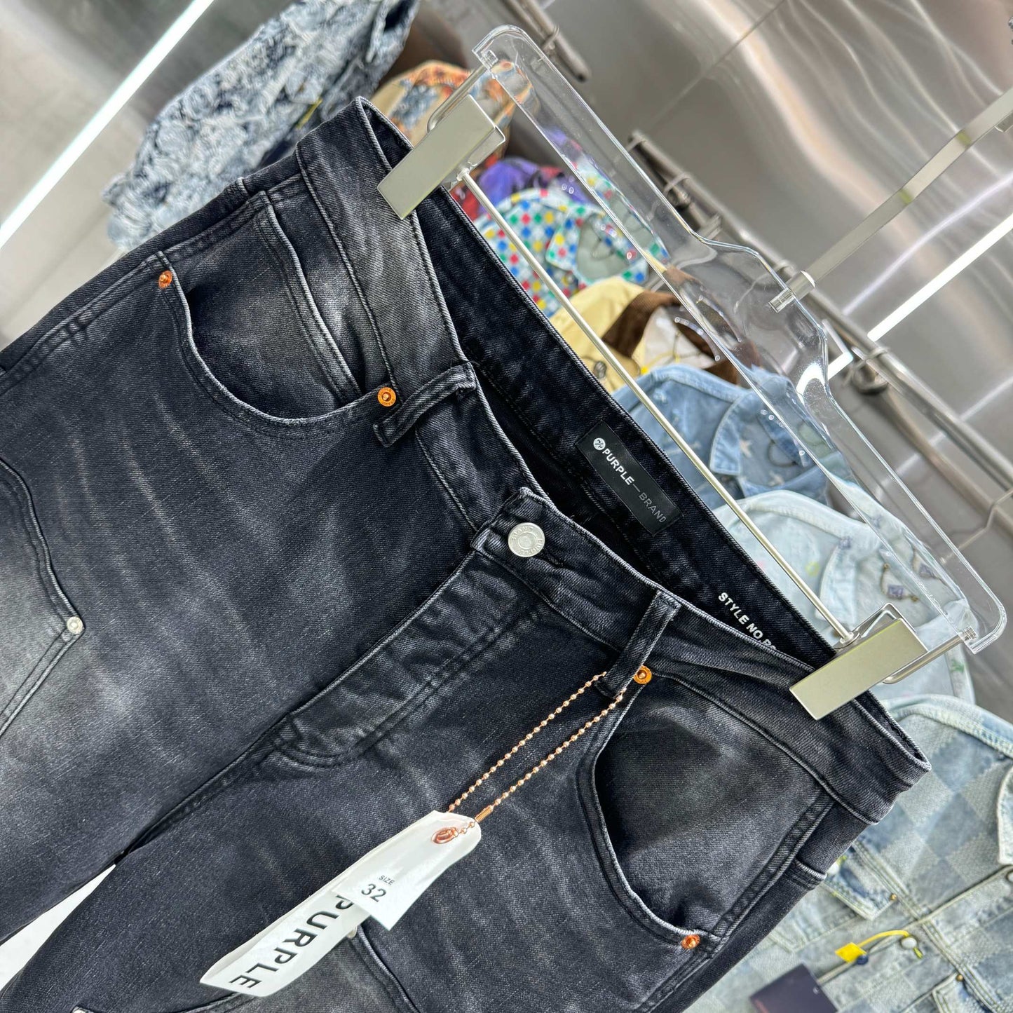PURPLE BRAND Relaxed Carpenter Jeans 'Black'