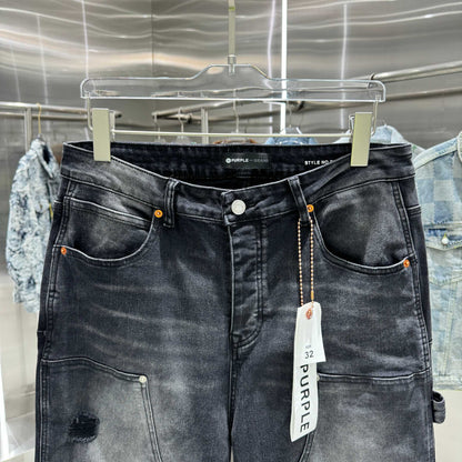 PURPLE BRAND Relaxed Carpenter Jeans 'Black'