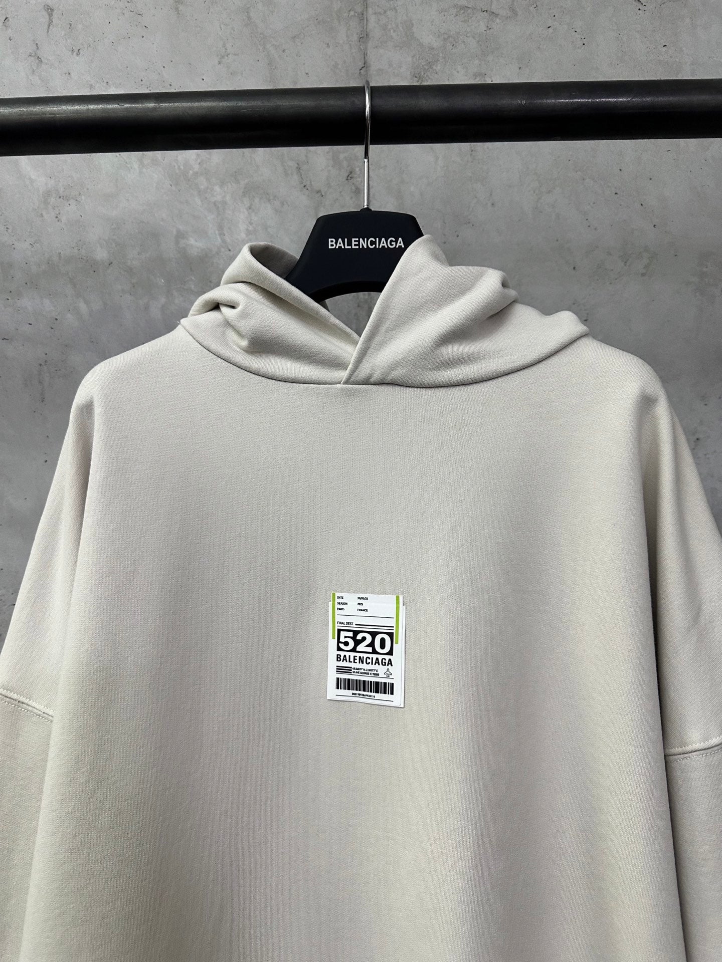 Balenciaga Airport Tag Hoodie Medium