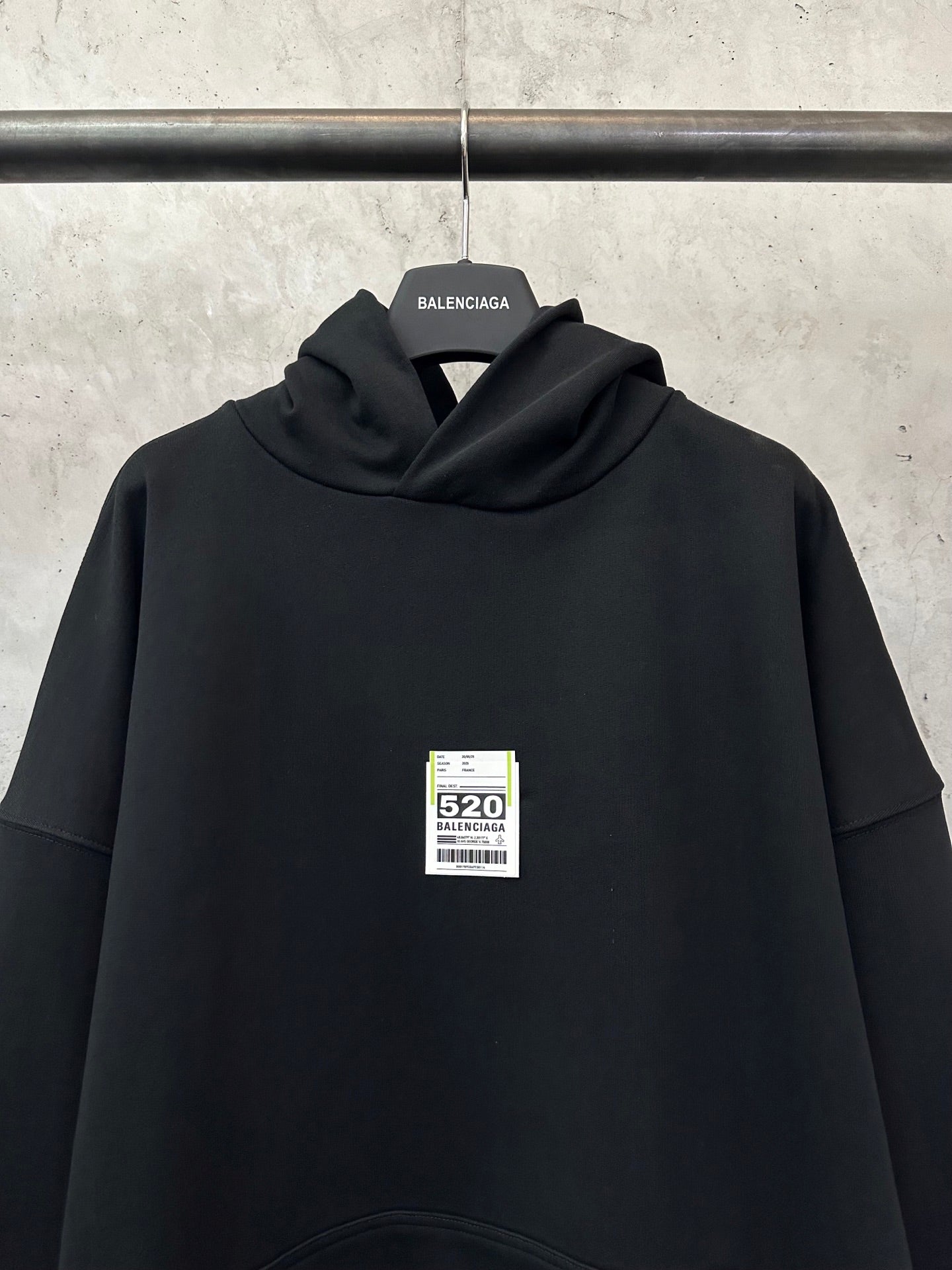Balenciaga Airport Tag Hoodie Medium